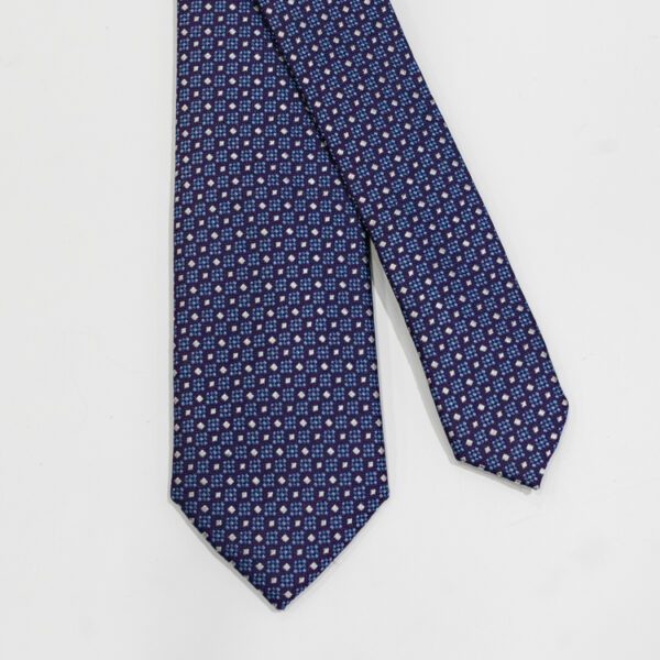 corbata morado diseno mini cuadros marca colletti slim 143041 210306 2