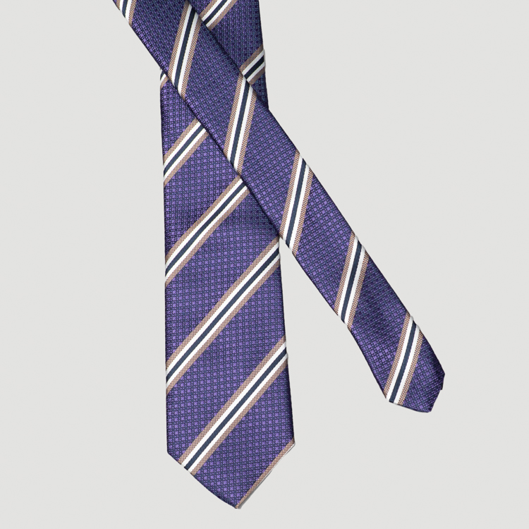corbata morado estructura labrada marca buckle cl sico 149873 MORADO 1