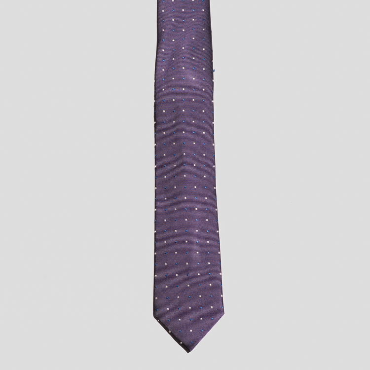 corbata morado estructura plana marca colletti slim 167290 379438