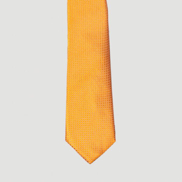 corbata naranja estructura labrada marca colletti slim 157680 NARANJA 1