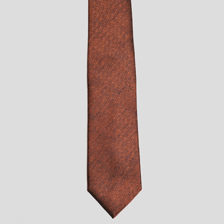 corbata naranja estructura plana marca colletti cl sico 167321 379411