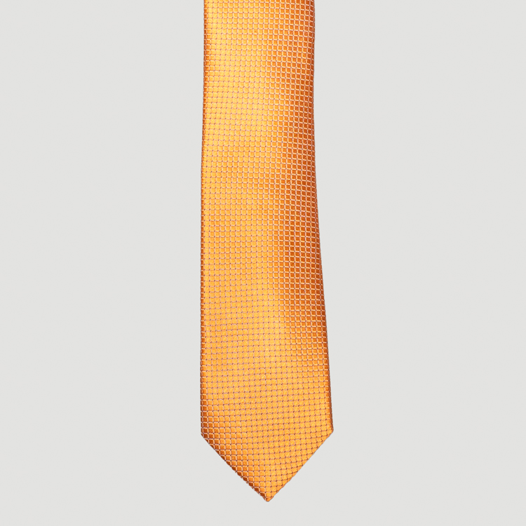 corbata naranja estructura plana marca colletti slim 161008 NARANJA 2