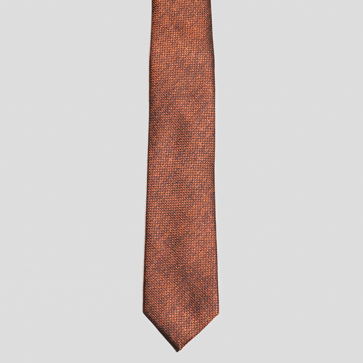 corbata naranja estructura plana marca colletti slim 167296 379435