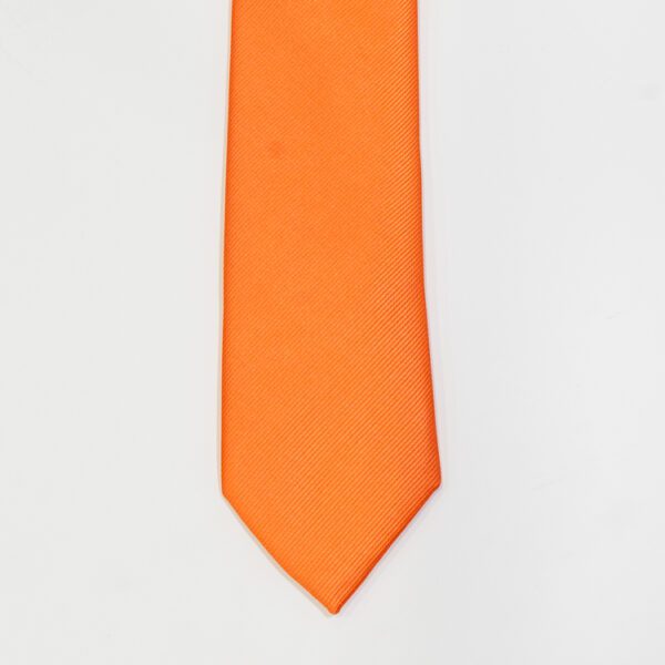 corbata naranja estructura plana marca emporium slim 143069 210278 1