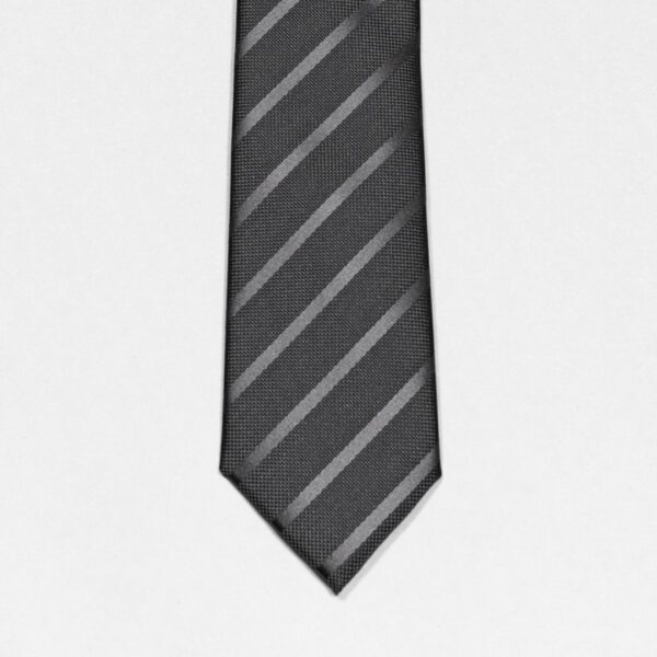 corbata negra diseno de franjas marca emporium cl sico 148978 256619 2