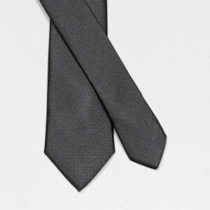 corbata negra diseno de puntitos marca colletti slim 148928 256587 1