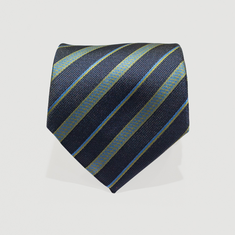 Corbata negro diseño líneas marca Emporium clásico | 135436