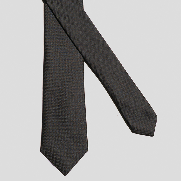 corbata negro estructura plana marca colletti slim 167304 NEGRO