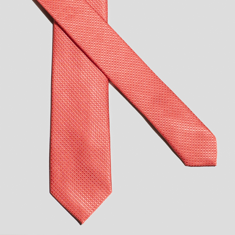 corbata palo rosa estructura plana marca colletti slim 167307 379423