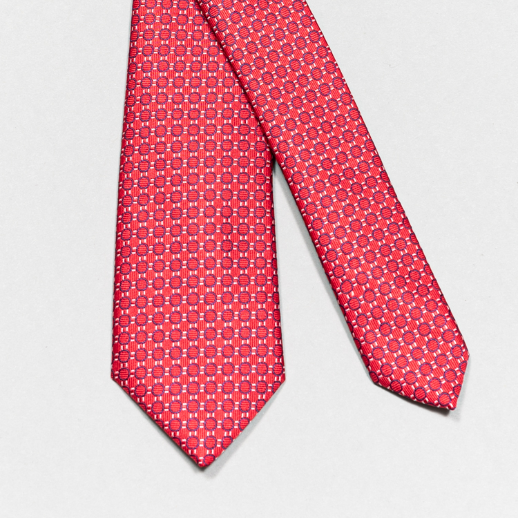 corbata roja diseno de circulos marca emporium cl sico 148983 256623 1