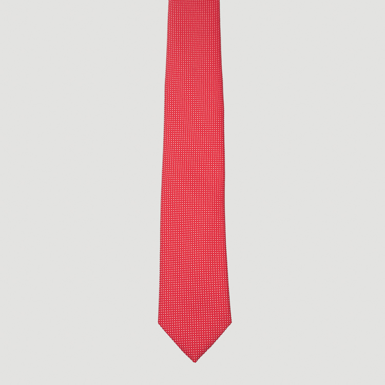 corbata roja diseno de puntitos marca emporium slim 157711 ROJO 2