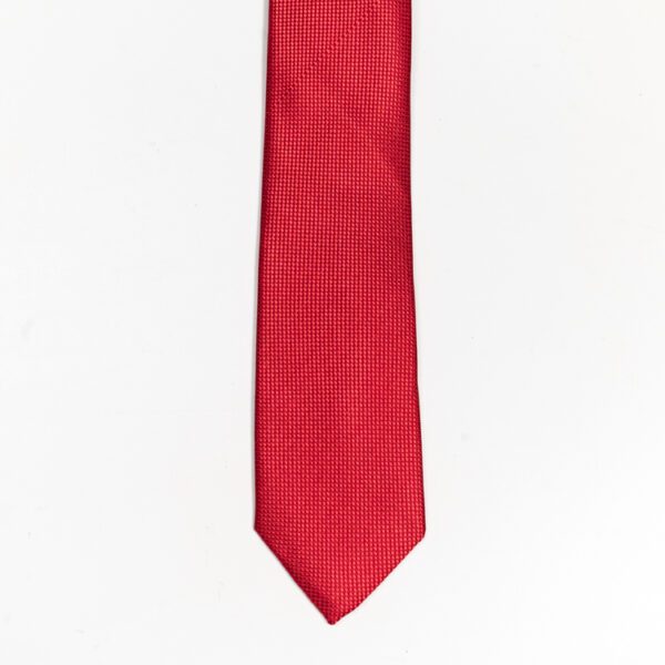 corbata rojo estructura labrada marca colletti slim 155357 ROJO 1