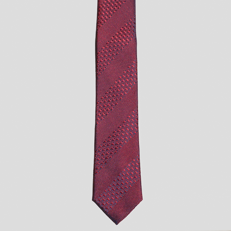 corbata rojo estructura plana marca colletti slim 167293 379429