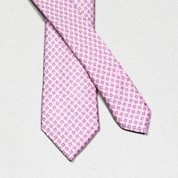 corbata rosada diseno de cuadros marca colletti slim 148917 256605 1