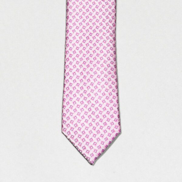 corbata rosada diseno de cuadros marca colletti slim 148917 ROSADO 2