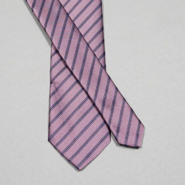 corbata rosada diseno de franjas marca buckle cl sico 149870 261778 2