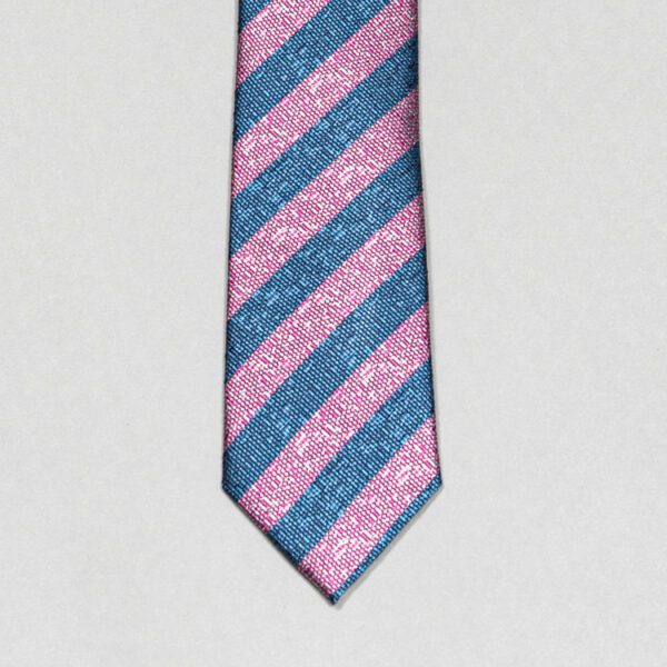 corbata rosada estructura de franjas marca colletti slim 148923 256582 2