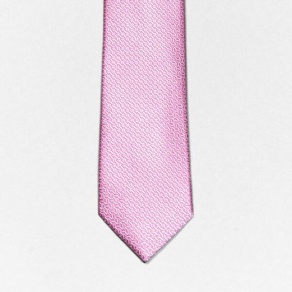 corbata rosada estructura labrada marca colletti slim 148914 256602 2