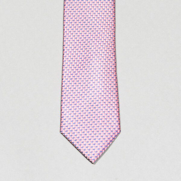 corbata rosada estructura labrada marca colletti slim 148918 256603 2
