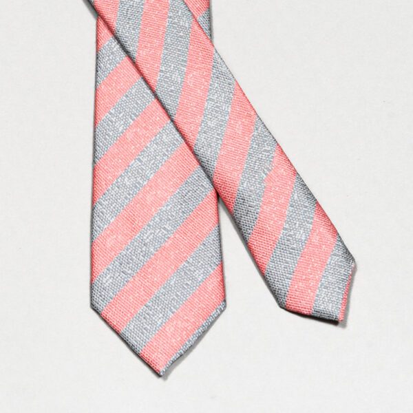 corbata salmon diseno de lineas marca colletti slim 148905 SALMON 1