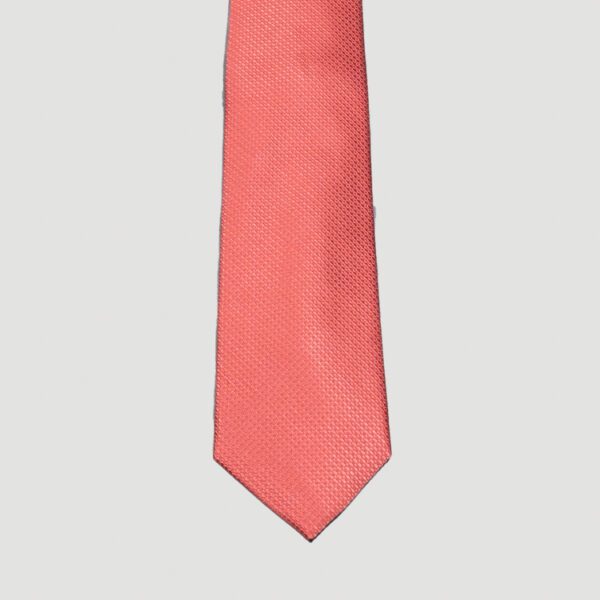 corbata salmon estructura labrada marca colletti cl sico 157694 SALMON 1