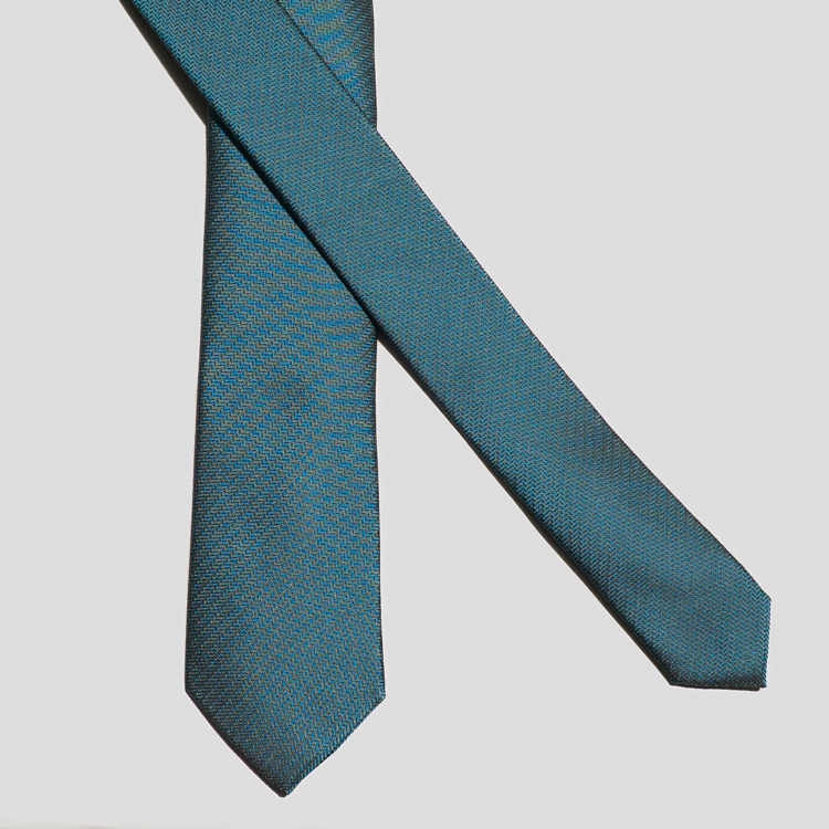 corbata turquesa estructura plana marca colletti slim 167289 TURQUESA