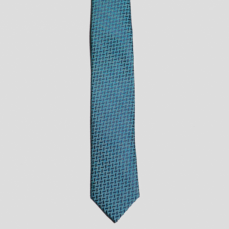 corbata turquesa estructura plana marca colletti slim 167299 379426