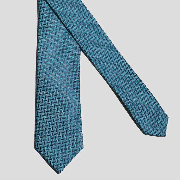 corbata turquesa estructura plana marca colletti slim 167299 TURQUESA