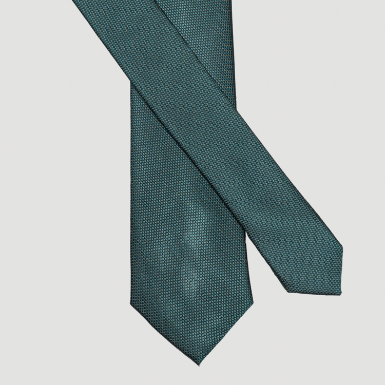 corbata verde estructura plana marca colletti slim 161028 VERDE 1