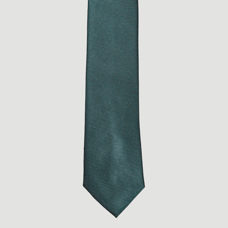 corbata verde estructura plana marca colletti slim 161028 VERDE 2