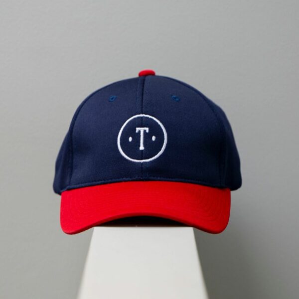 gorra azul estructura labrada marca tishas cl sico 152507 AZUL 1