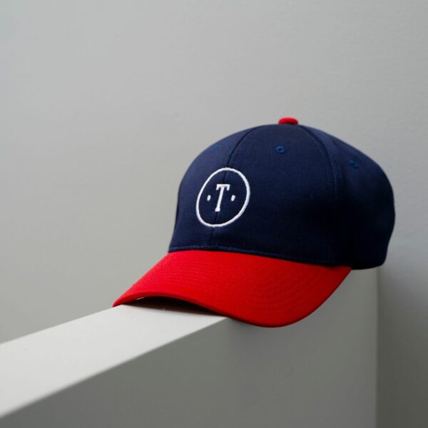 gorra azul estructura labrada marca tishas cl sico 152507 AZUL 2