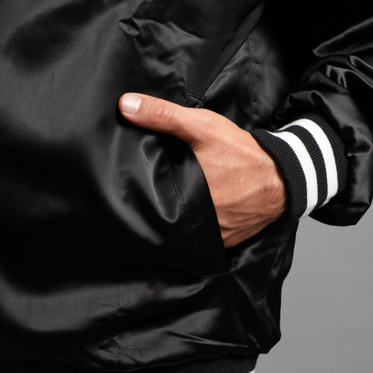 jacket negro diseno universitario marca monkey jackets slim 145577 NEGRO 4