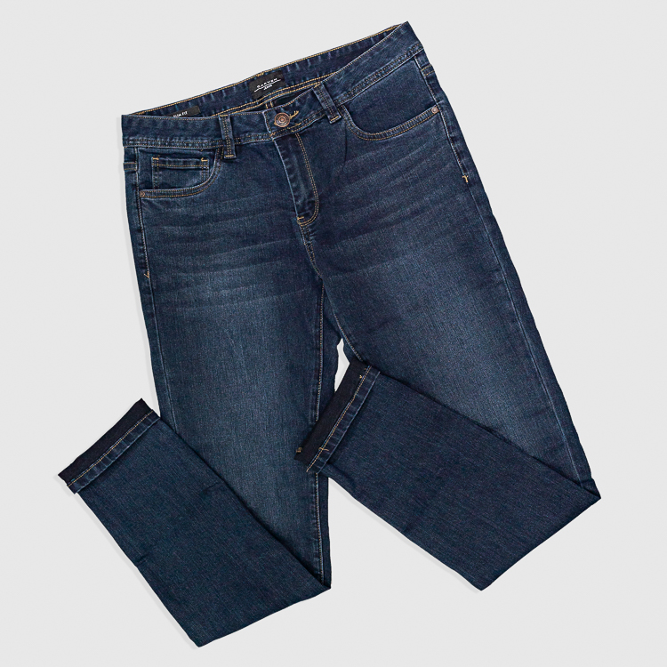 Jeans azul diseño lavado  marca Carven slim | 128609