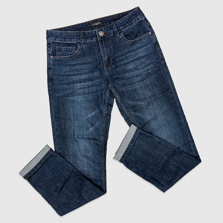 Jeans azul diseño lavado oscuro marca Carven slim | 128616