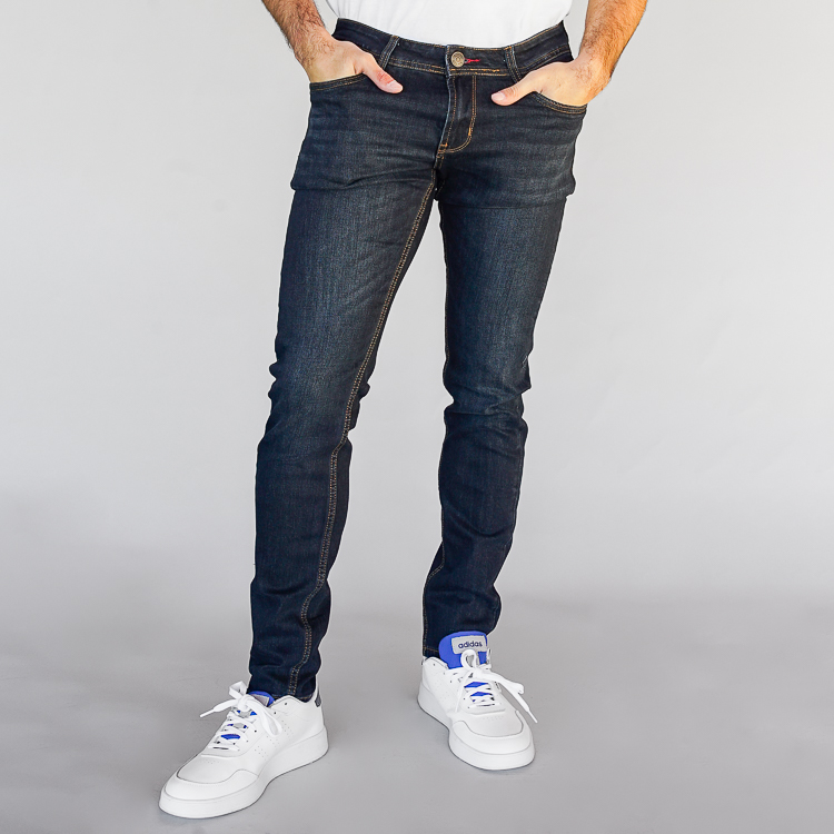 Jeans azul diseño leve lavado marca Carven slim | 126948
