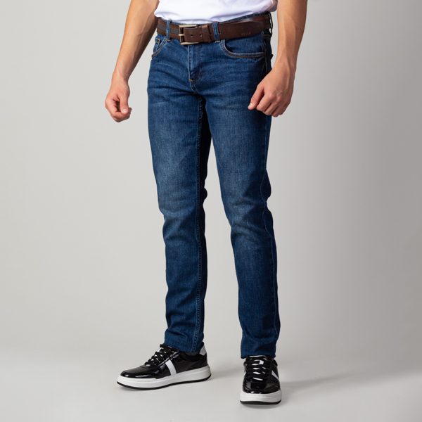 jeans azul estructura lavada marca carven slim 141134 AZUL 1