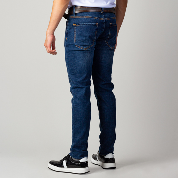 jeans azul estructura lavada marca carven slim 141134 AZUL 2