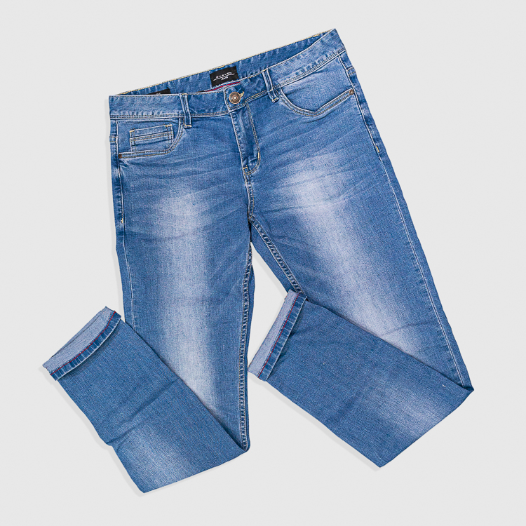 Jeans celeste diseño lavado marca Carven slim | 128623