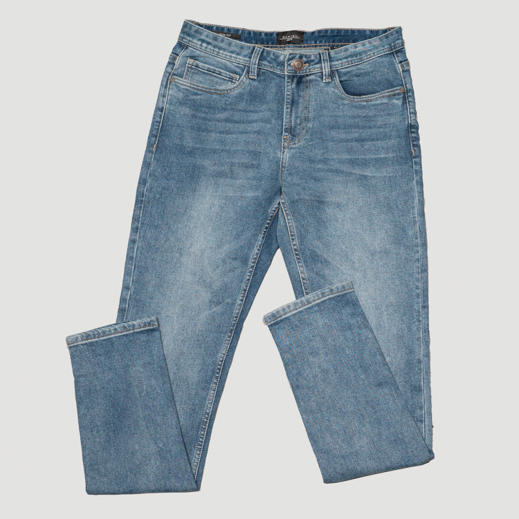 jeans celeste estructura plana marca carven slim 164029 377883