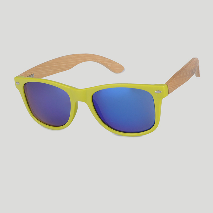 lentes azules de madera marca watch more cl sico 149729 AZUL 2