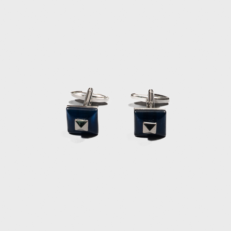 mancuernillas azules estructura cuadrada marca emporium cl sico 157772 AZUL 1