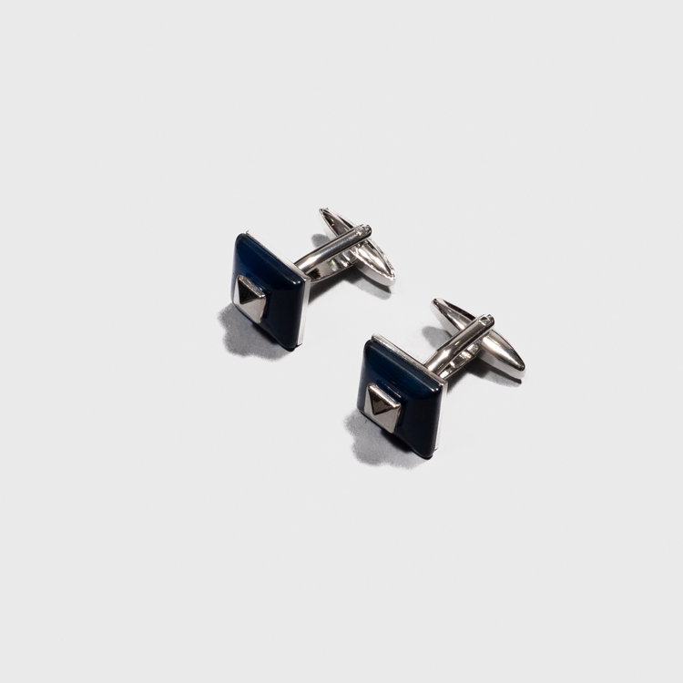 mancuernillas azules estructura cuadrada marca emporium cl sico 157772 AZUL 2