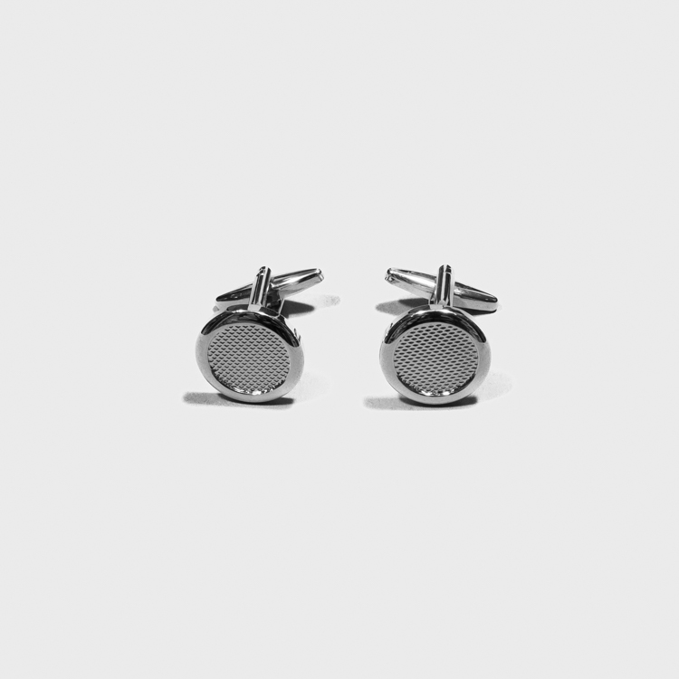 mancuernillas plateadas estructura redonda marca emporium cl sico 157773 PLATEADO 1