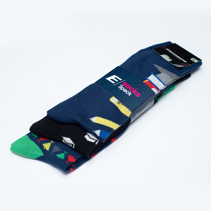 Pack de calcetines variedad de colores con diseño de Verano II marca Emporium Casual | 121889