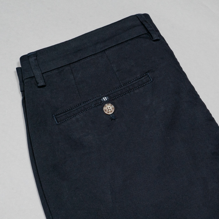 pantal n azul marino estructura labrada marca carven slim 153168 AZUL MA 2