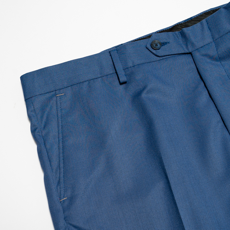 pantalon azul estructura labrada marca emporium slim 144302 AZUL 3