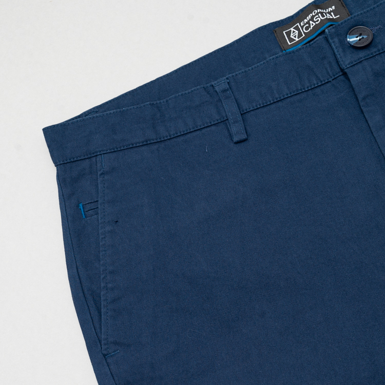pantalon azul estructura plana lisa marca business casual cl sico 147767 AZUL 4