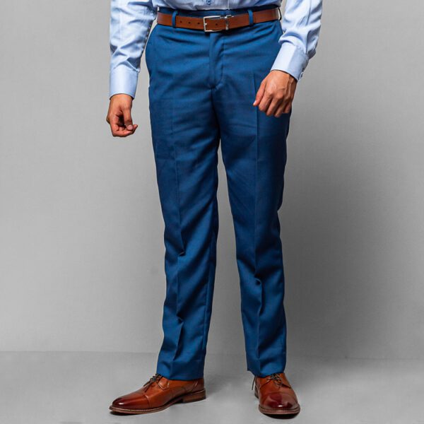 pantalon azul estructura plana marca emporium slim 130984 AZUL 1