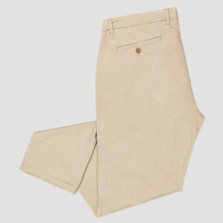 Pantalón beige diseño plano básico marca Carven clásico | 130217